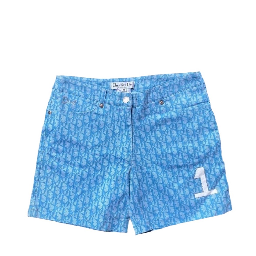 🩳Dior Monogram Oblique Denim Shorts M